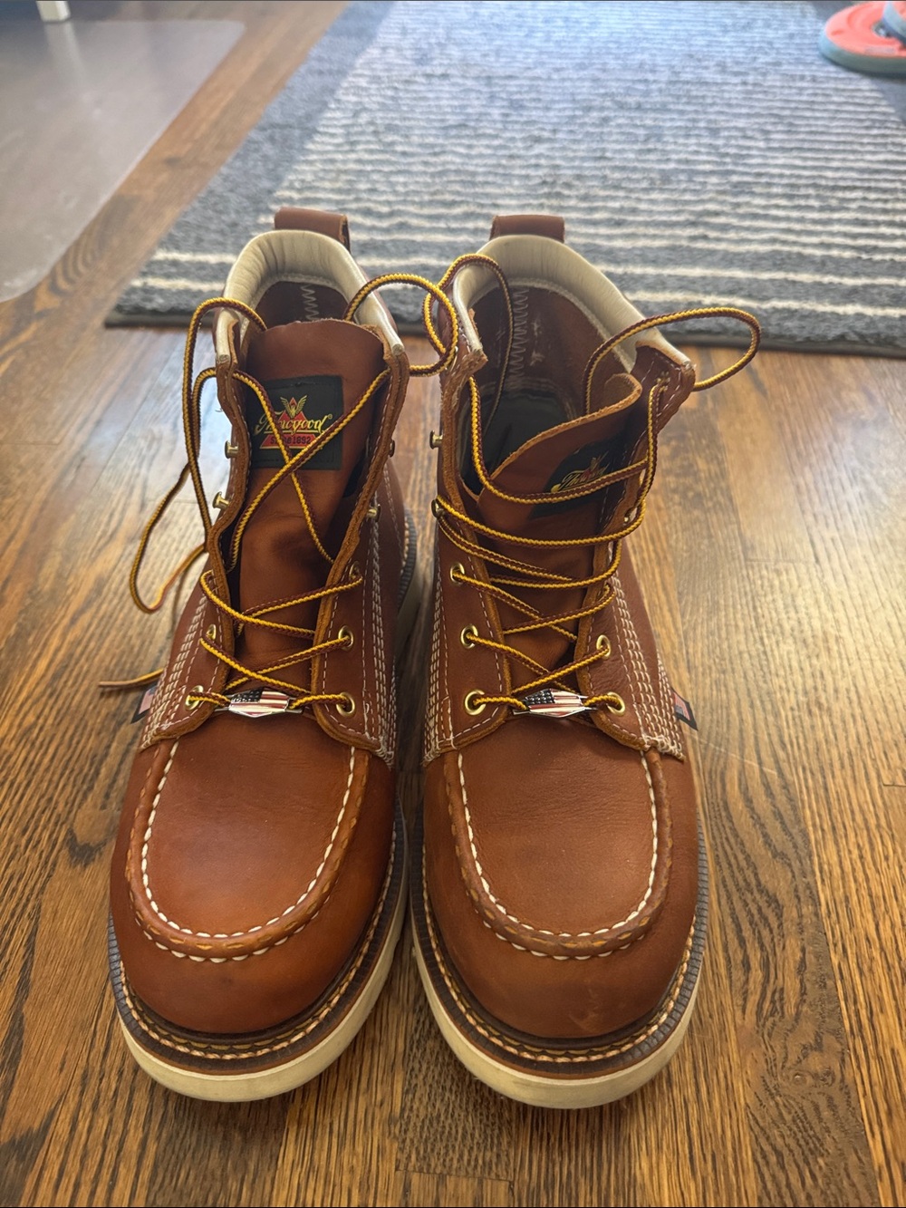 Women  brown leather boots